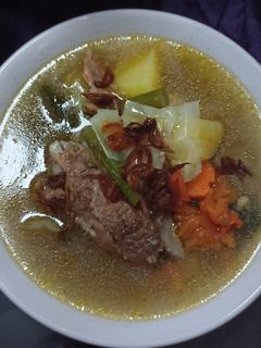 Foto resep Sop tulangan plus sambal kecap