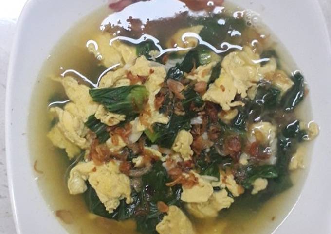 Resep Tumis sawi hijau telur orak arik, Sempurna