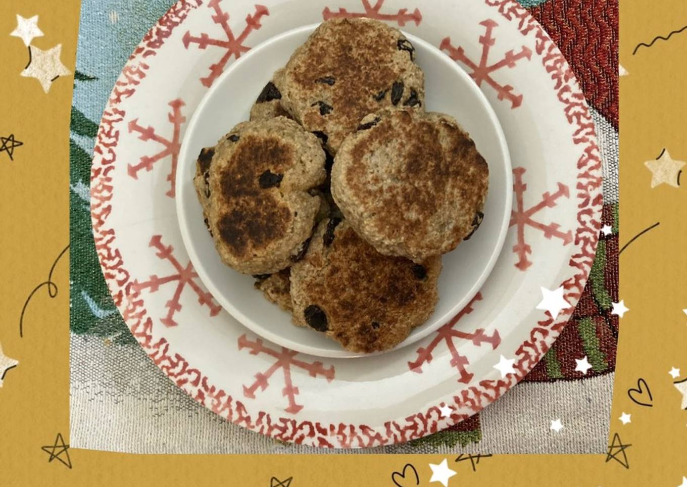 Panecitos de Avena, Pasas y Canela