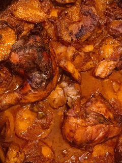 صورة لوصفة صينيه بطاطس بالفراخ 😋