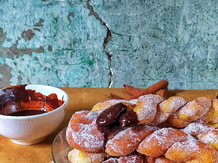 Resep Kkwabaegi | Korean Twisted Donut |Donat Kepang, Enak
