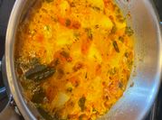 A picture of tomato pulp