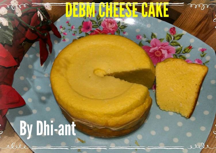 Bagaimana Menyiapkan DEBM Cheese Cake tanpa mixer pakai magic com, Bikin Ngiler