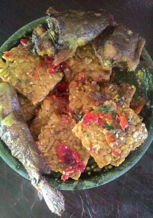 Foto resep Tempe penyet sambel kemangi