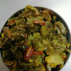 A picture of Broad beans curry (chikkudu Kaya kura).