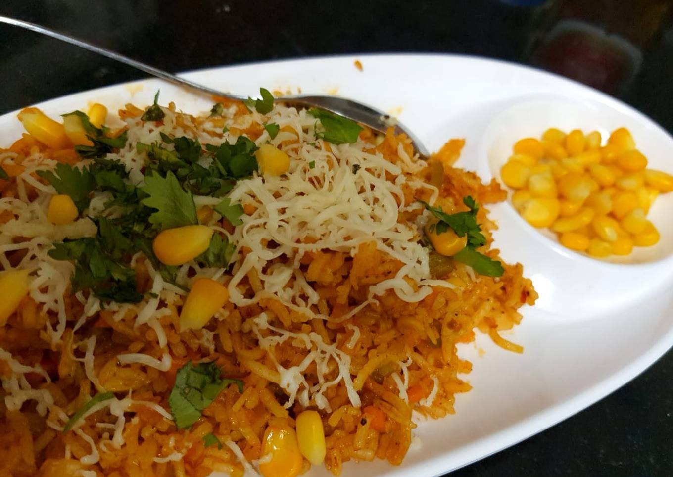 Masala Maggi Vegetable Rice
