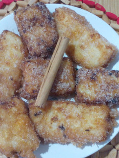 Una foto de Leche frita