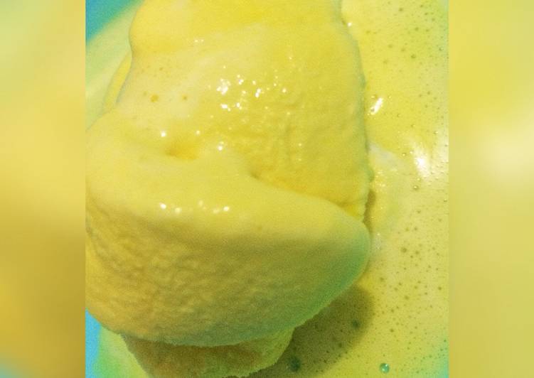 Bahan-bahan Es krim susu No mixer yang lezat Untuk Jualan