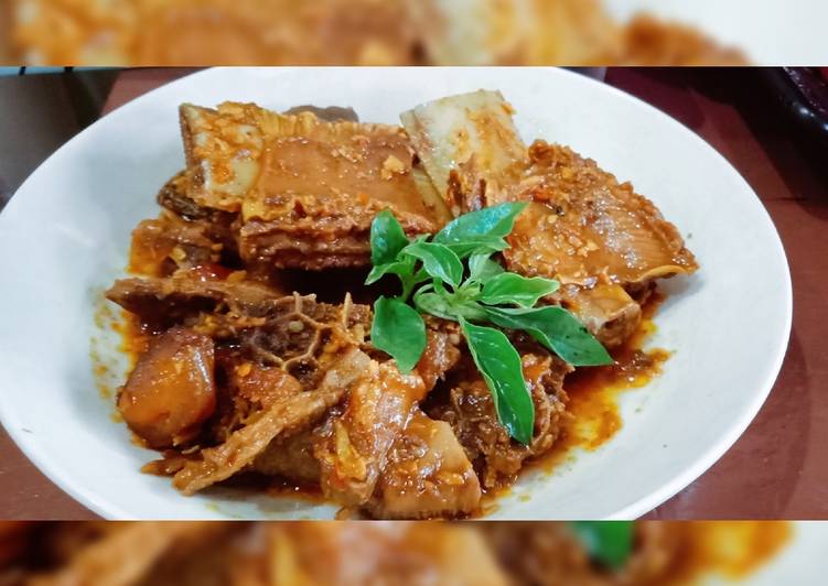 Resep Iga Babat Gongso Simpel Yang Gurih