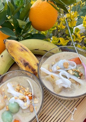 Hình của món Chè chuối trôi nước.