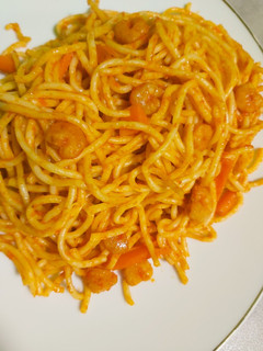 A picture of Spaghetti jollof recipe.