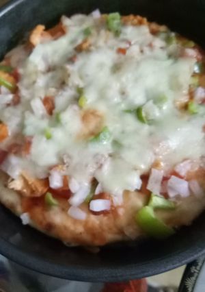 A picture of Cheesy pizza.