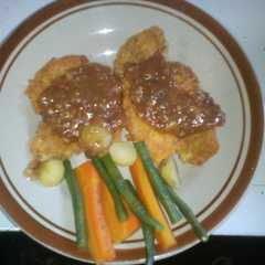 A picture of Steak Tempe Kedelai.