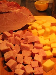 Una foto de Jamón navideño horneado