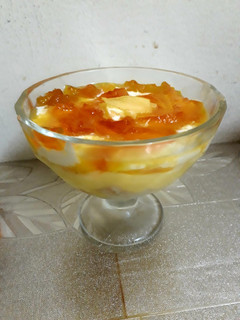 A picture of Mango trifle.