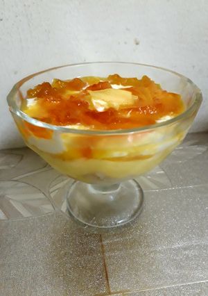 A picture of Mango trifle.