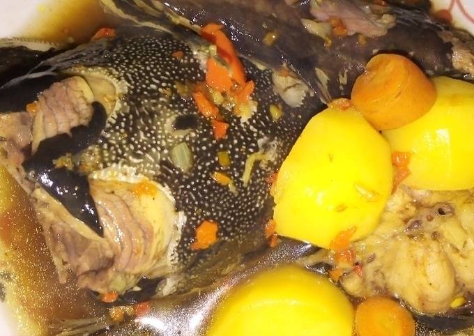 Recipe of Jamie Oliver Catfish peppersoup