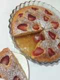 كيكة الفريز Gâteau moelleux à la fraise