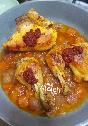عکسی از دستور مرغ خوشمزه🍗😋
