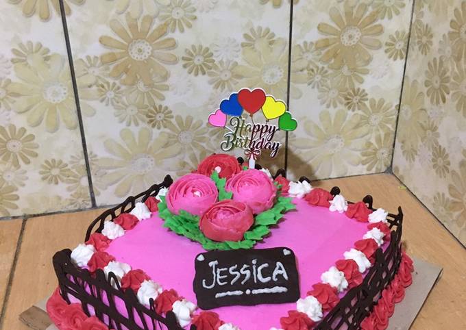 Anti Ribet, Bikin Blackforest (base cake) utk kue ultah Sederhana Dan Enak