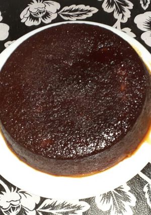 Una foto de Budín de pan🍮🍞