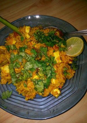 A picture of Paneer Pulao.