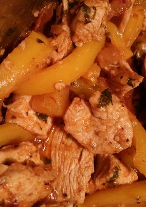 A picture of Chicken Tacos.