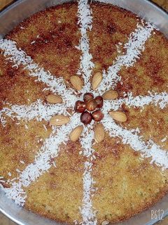 صورة لوصفة البسبوسه