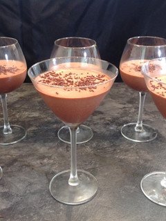 Una foto de Panacotta de Chocolate