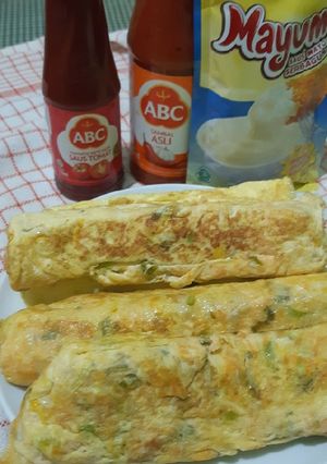 Foto resep Telur dadar isi sosis