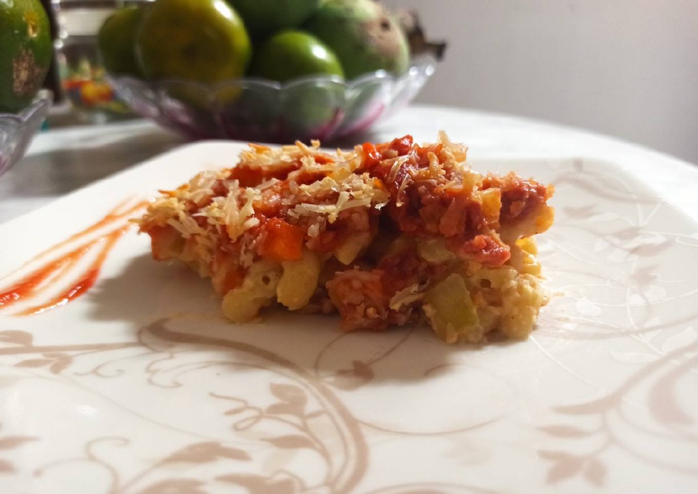 Macaroni Schotel Kornet Keju Panggang Oven