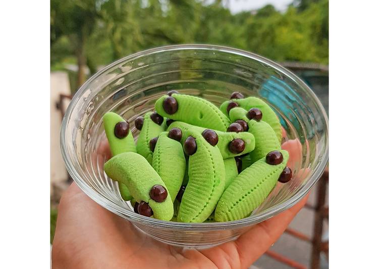 6.Kue Ulat Ijo🍃🐛 (Teflon+No mixer+Bahan Gampang)😍💕