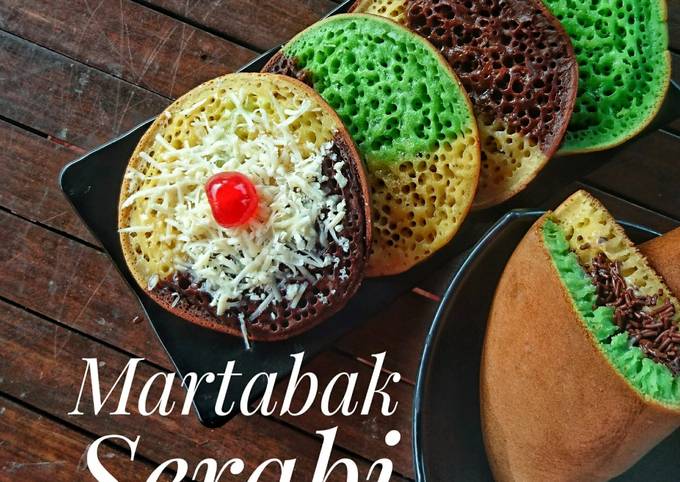 Bagaimana Menyiapkan Martabak Serabi Tiga Warna -Mudah Dibuat yang Lezat