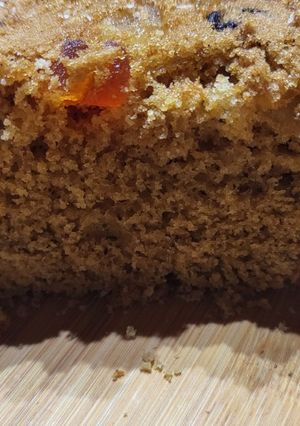 Una foto de Torta sin gluten con frutas secas