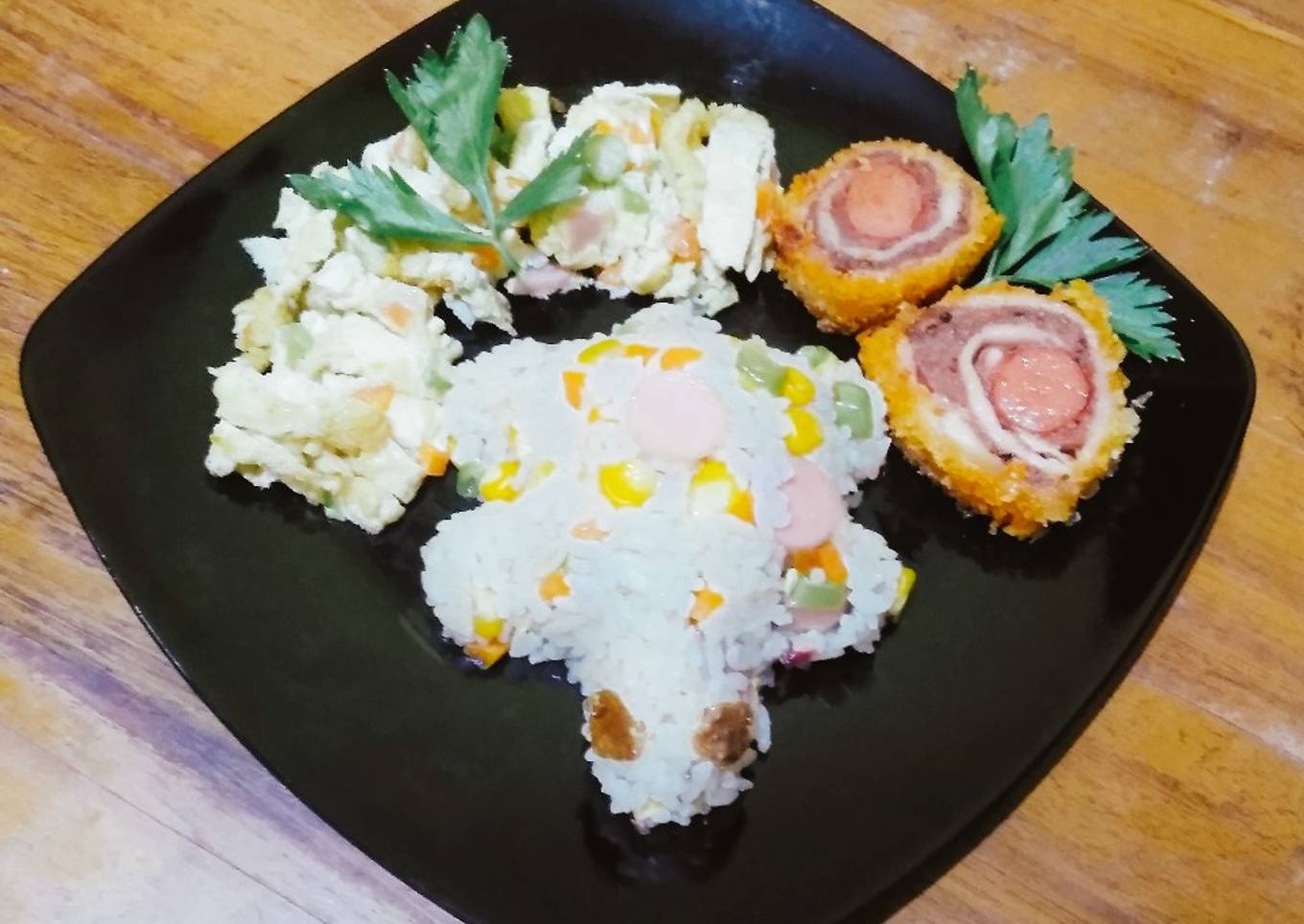 Nasi goreng jagung manis