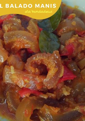 Foto resep Kikil balado manis mudah simpel kaya rasa ala bundadewi