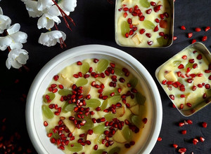 A picture of Summer special Fruit custard.