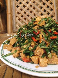 Foto resep Tumis Kacang Panjang Tempe