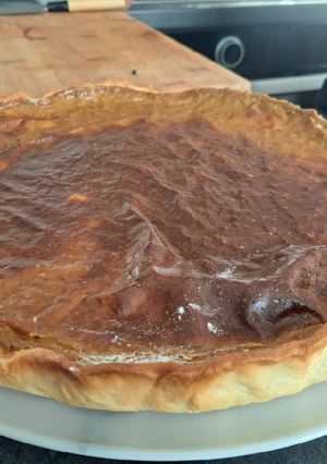 Une photo de Flan pistache