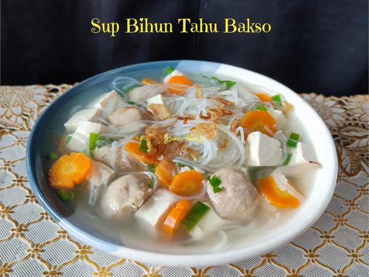 Resep Sup Bihun Tahu Bakso yang Lezat Sekali