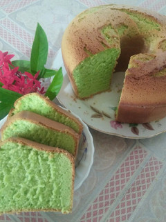 Foto resep Bolu Pandan Santan 6 telur