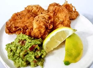 Una foto de Pollo estilo KFC