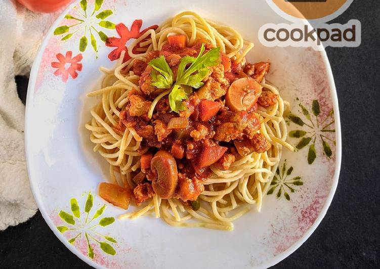 Resepi Spaghetti Prego Cendawan  Spaghetti carbonara ialah pasta yang