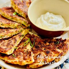 A picture of Cheese flatbread.