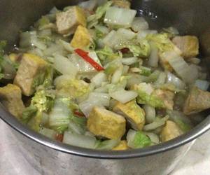 Mudahnya Bikin Tumis Sawi Putih + Tahu Nikmat Lezat