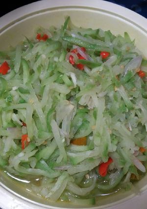 Foto resep Tumis labu siam pedes mantul