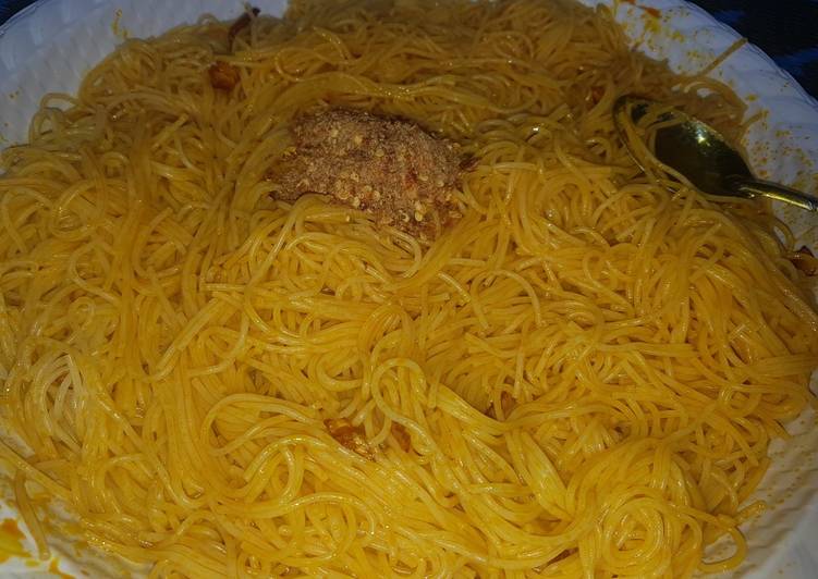 Recipe of Homemade Palm oil spaghetti