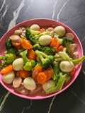 Capcay Sayur Telur Puyuh Simpel