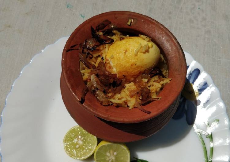 Hyderabadi Egg Dum Biryani