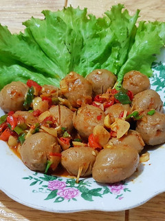 Foto resep Rica-rica bakso